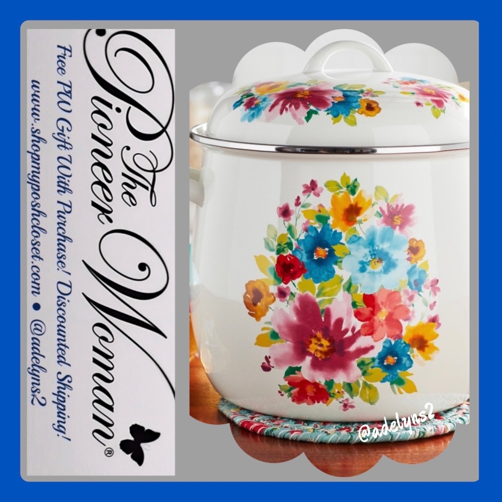 The Pioneer Woman Breezy Blossom Bouquet Stock Pot - Picture 3 of 10